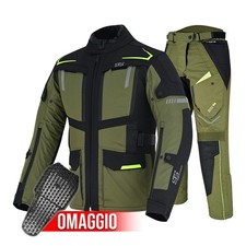 Moto Giacca e pantaloni tessuto S-tech ST 838 Dragon-X H2Out 3-Strati 4-Stagione