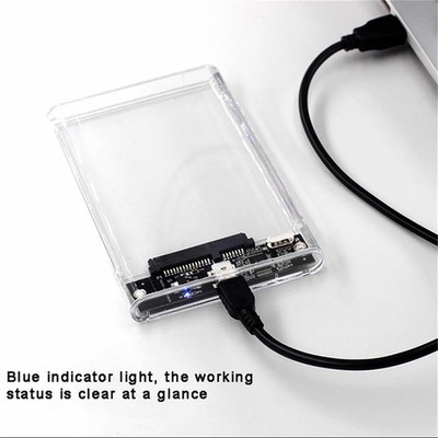 2.5 Inch SATA SSD HDD External Enclosure USB 3.0 Portable Drive Case