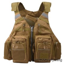 Padded Fishing Life Vest Bearing Safety Jacket Swimming Sailing Waistcoat Vest