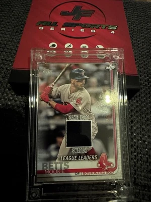 Mookie Betts #312 2019 Topps Jersey Fusion Game Used Swatch JF2025 - Bild 1 von 2