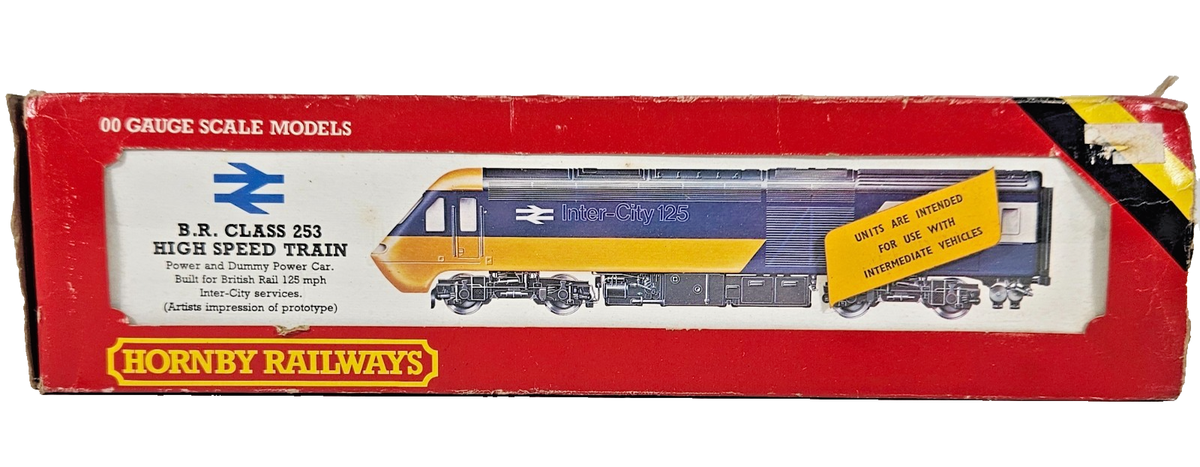 Hornby InterCity 125: Classic BR High-Speed Train Boxed OO Gauge