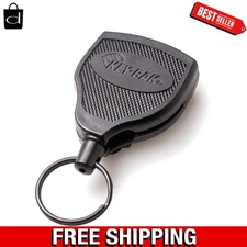 Retractable Key Holder by Key-Bak - 48" Cord with Lifetime Protection Plan