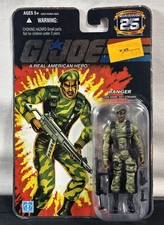 GI Joe 25th Anniversary Ranger SGT Stalker 3.75  Action Figure Foil Card NEW