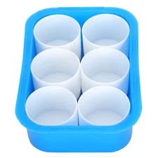 6 Pcs Paint Mixing Cups Set Spill Proof Tinting Cups for Artists Portable
