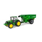 LP87335 John Deere ERTL Big Farm 7430 with J&M Grain Cart 47681