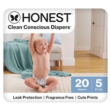 The Honest Company Comfort Dry Disposable Diapers for Sensitive Skin,