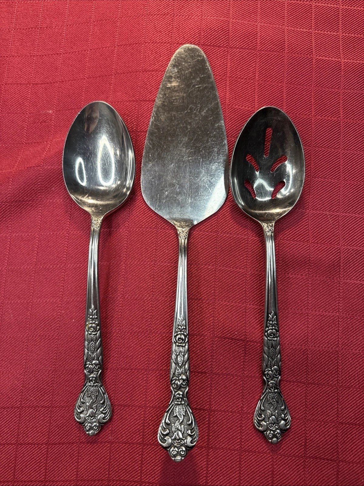 VERSAILLES Stainless By MSI Japan Glossy Finish Set Of 3 Serving Pieces