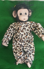 Ashton Drake Galleries Reborn Baby Chimpanzee 'Little Ubu' Monkey Doll