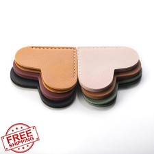 Leather Heart Bookmarks Cute Corner Page Bookmarks 6pc