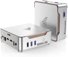 KAMRUI Gk3Plus Mini PC, 16GB RAM 512GB M.2 SSD Mini Computers,12Th Alder Lake N9