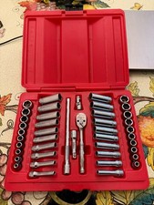 New Snap-on 144tmpb 44pc 14 Drive 6pt Sae Metric Socket Set Save 300