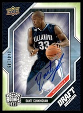 Dante Cunningham 2009-10 Upper Deck Draft Auto Green #32 #/149 - Villanova