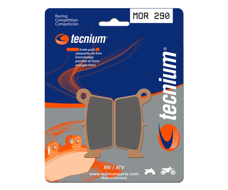 Plaquettes de frein TECNIUM Racing MX en métal fritté pour pilotes de Quad