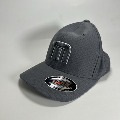 TravisMathew B-Bahamas Flexfit Hat Gray Performance Golf Cap S/M NWT