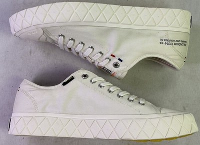 Palladium Men's Palla Ace Canvas Shoes-White-Size: 10