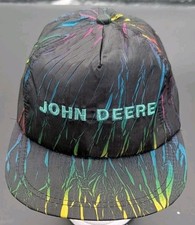 John Deere Hat Hawaiian Floral Retro K Products Snapback Made in the USA