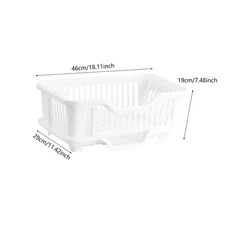 Dish Rack and Drainaboard Set Kitchen Utensils Drainer Rack Cutlery Holder Dish