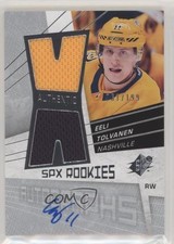 2018 SPx 08-09 Retro Rookies Jersey 61/199 Tier 1 Eeli Tolvanen #08A-ET Auto ev1