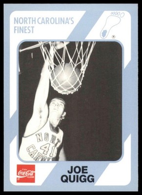 Joe Quigg #121 1989 Collegiate Collection North Carolina's Finest NM MT