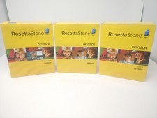 Rosetta Stone Deutsch German Complete Level 1-5 New Headphones 2 pair  5 sealed