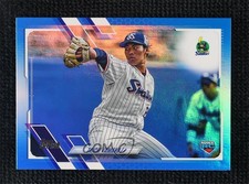 2021 Topps NPB Nippon Professional Baseball Blue Foil 16/50 Taichi Yamano 0r5k