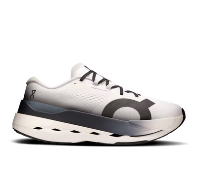 Men's Cloudboom Max Running Shoes Lightweight Cushioned White | Black Size US