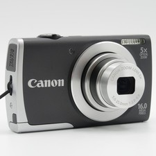 Canon PowerShot A2500 16.0MP Compact Digital Camera Black Full Kit Tested