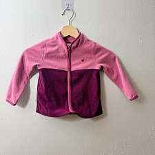 2T Oshkosh Fleece Like Zip Up Sweatshirt Girls