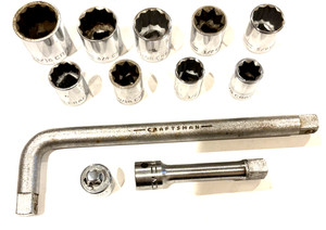 VINTAGE CRAFTSMAN USA =V= SERIES 1/4" v 3/8" adapter