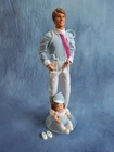 ♥ BARBIE ♥ Heart Family Dad & Baby with Outfits / Family with Heart ♥ 1985 #9079