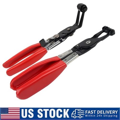 2pcs Hose Clamp Pliers Car Water Pipe Fuel Coolant Spring Bundle Removal Tool US
