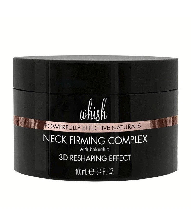 NEW WHISH CLEAN BEAUTY NECK FIRMING COMPLEX 3.4 Oz WITH BAKUCHIOL SKIN CREAM