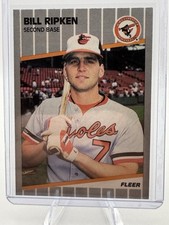1989 Bill Ripken “FF” Black Box Corrected Rookie Card - Mint. rookie card picture