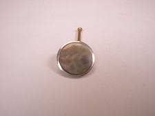 SINGLES 1 9/16" Gray MOP Vintage CORRECT QUALITY Formal Tuxedo Shirt Stud c195