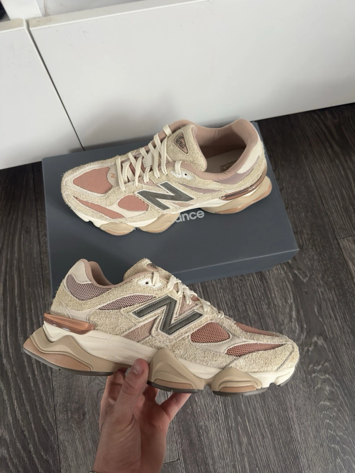 New Balance 9060 Scarpe da Ginnastica Flat Taupe Passero Beige Marrone U9060CWF 10 5