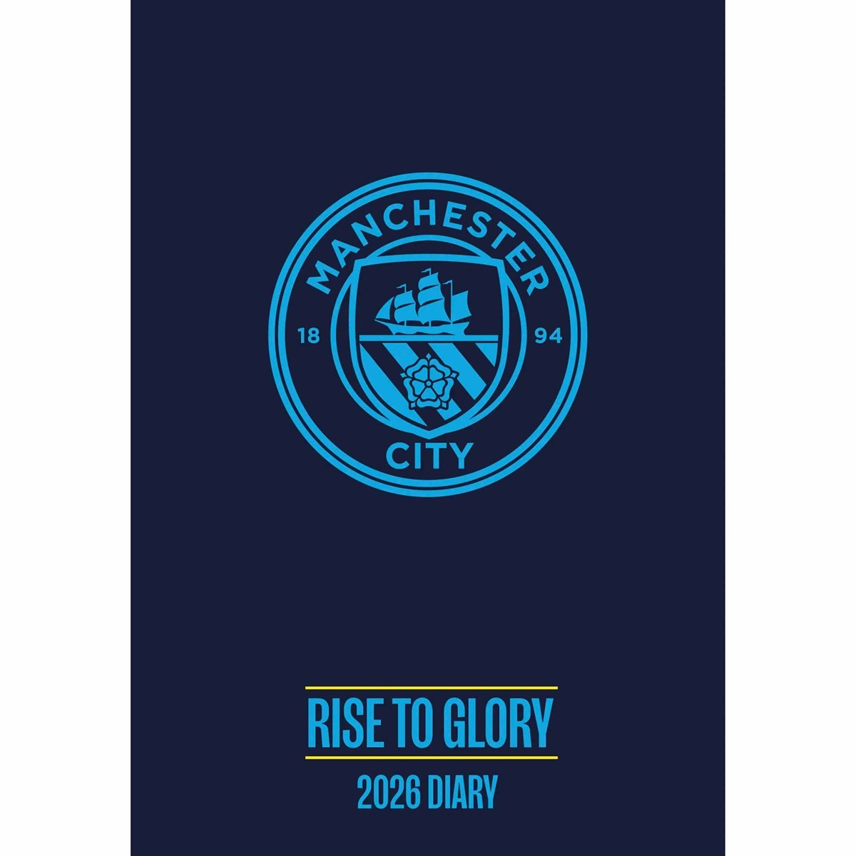 Manchester City FC A5 Diary 2026, General Diaries, Week To View, Sports, Gift