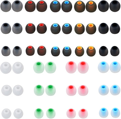 Silikon Ohrstöpsel Ersatz 54 Stück 3 Größen S M L In-Ear Kopfhörer