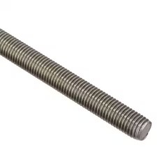 Zoro Select 44591 Fully Threaded Rod, 3/4"-10, 12 In, Stainless Steel, 316,,