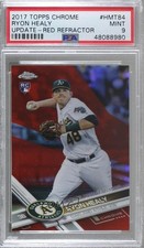 2017 Chrome Update Target Exclusive Red Refractor 24/25 Ryon Healy PSA 9 8d2