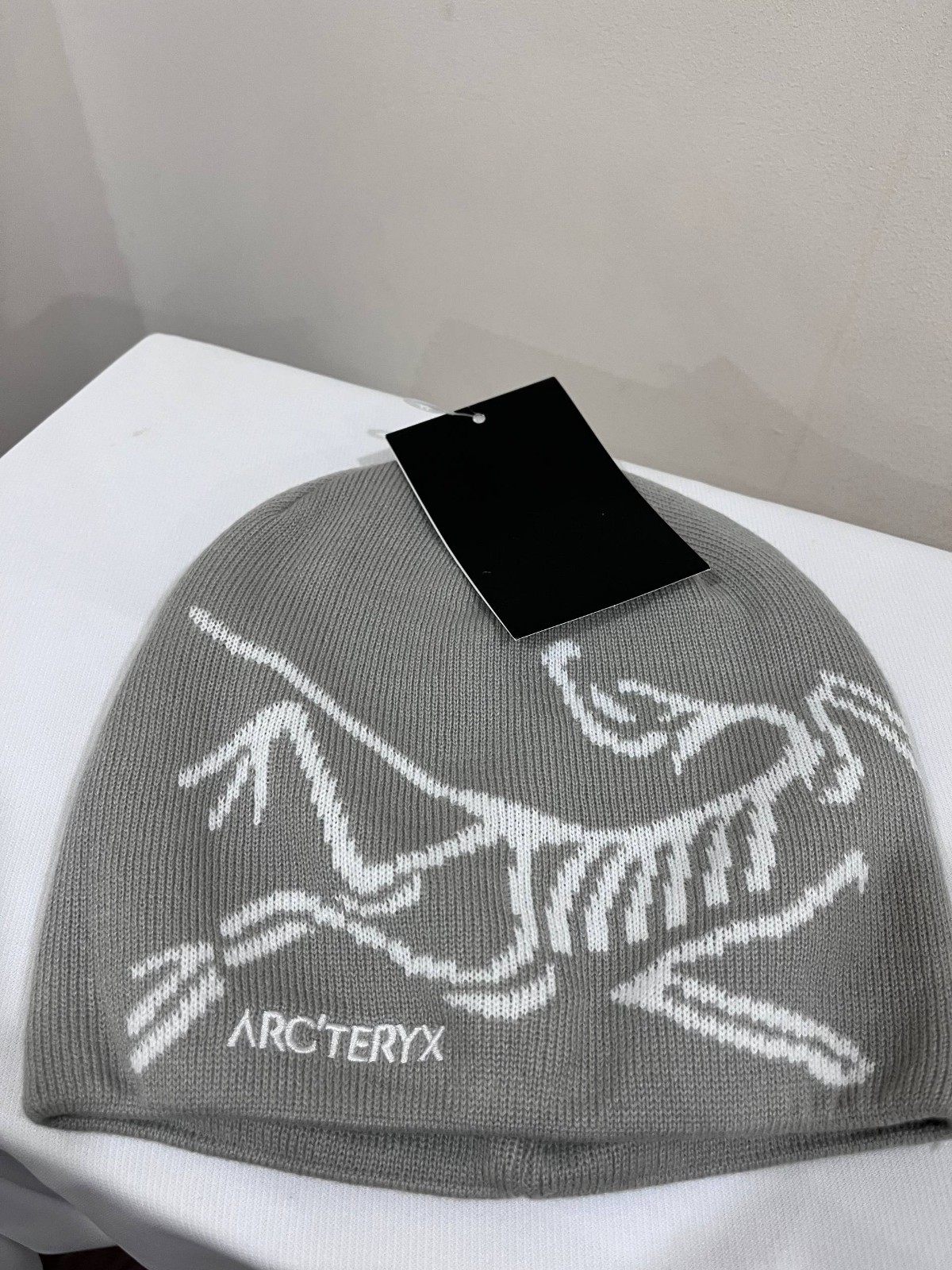 Arc'teryx Bird Head Toque Beanie Ash Gray Wool Ski Winter Hat Unisex NWT New thumbnail 2