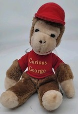 Vintage 1984 Curious George Eden Toys Stuffed Plush