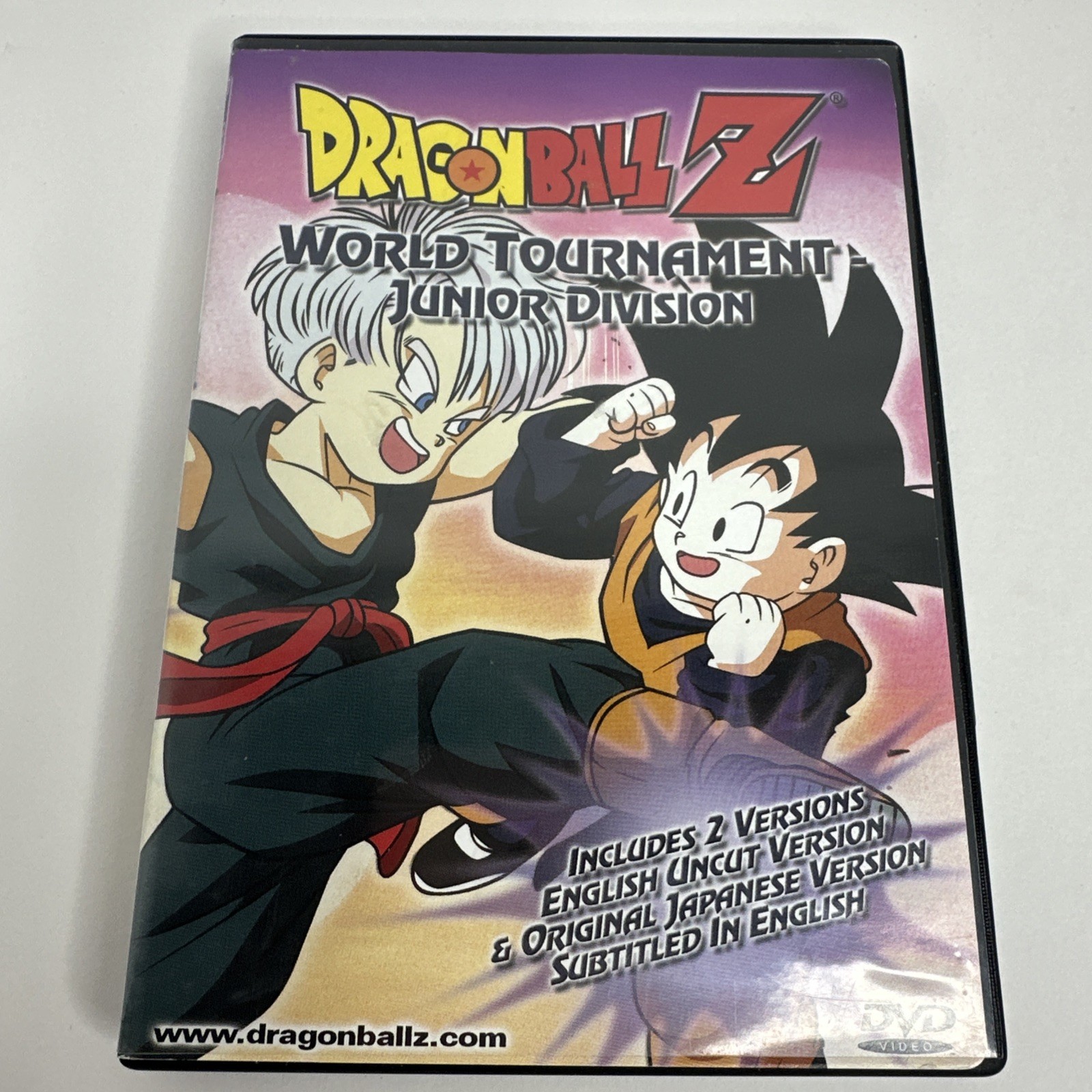 Dragon Ball Z World Tournament Junior Division Action-Packed DVD