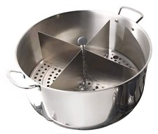 Princess Heritage 20 QT Acero Inoxidable Tamalera Tamale Olla 4 Piezas 10618 NUEVO