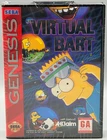 Virtual Bart Sega Genesis Hangtab Clamshell Sealed New Authentic Acclaim