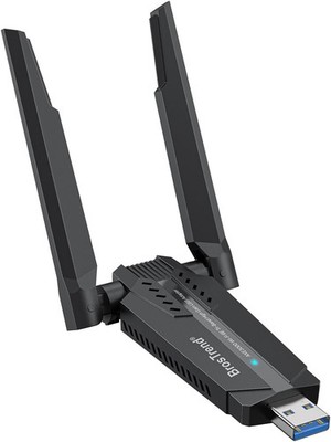 BrosTrend WiFi 6E AXE3000 WLAN Stick Linux Plug & Play für Ubuntu, Fedora, Kali