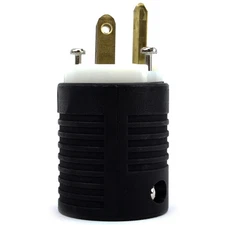 PASS & SEYMOUR LEGRAND 5266-XCCV HEAVY DUTY STRAIGHT BLADE PLUG , 15A