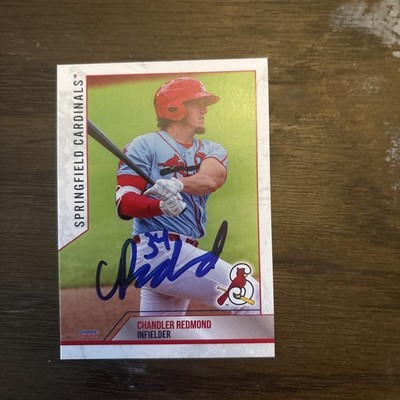 Chandler Redmond 2022 Springfield Cardinals Card#25 Autographed Signed