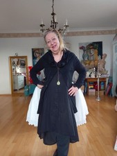 Rundholz SeeAttatched Label Blazer S Schwarz Virgin Wool Asymmetrisch Avantgarde