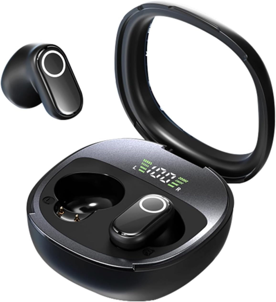 Space Capsule Wireless Earbuds with Bluetooth 5.4 HiFi Stereo Sound for Immersive Listening