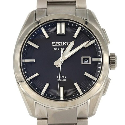 Authentische Seiko Astron GPS-Funkuhr 3X32-0AA0-2/SBXD035 TI Sol...